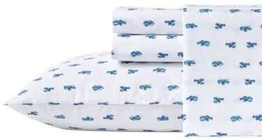 Nautica Cotton Percale Deep Pocket Bed Sheet Sets