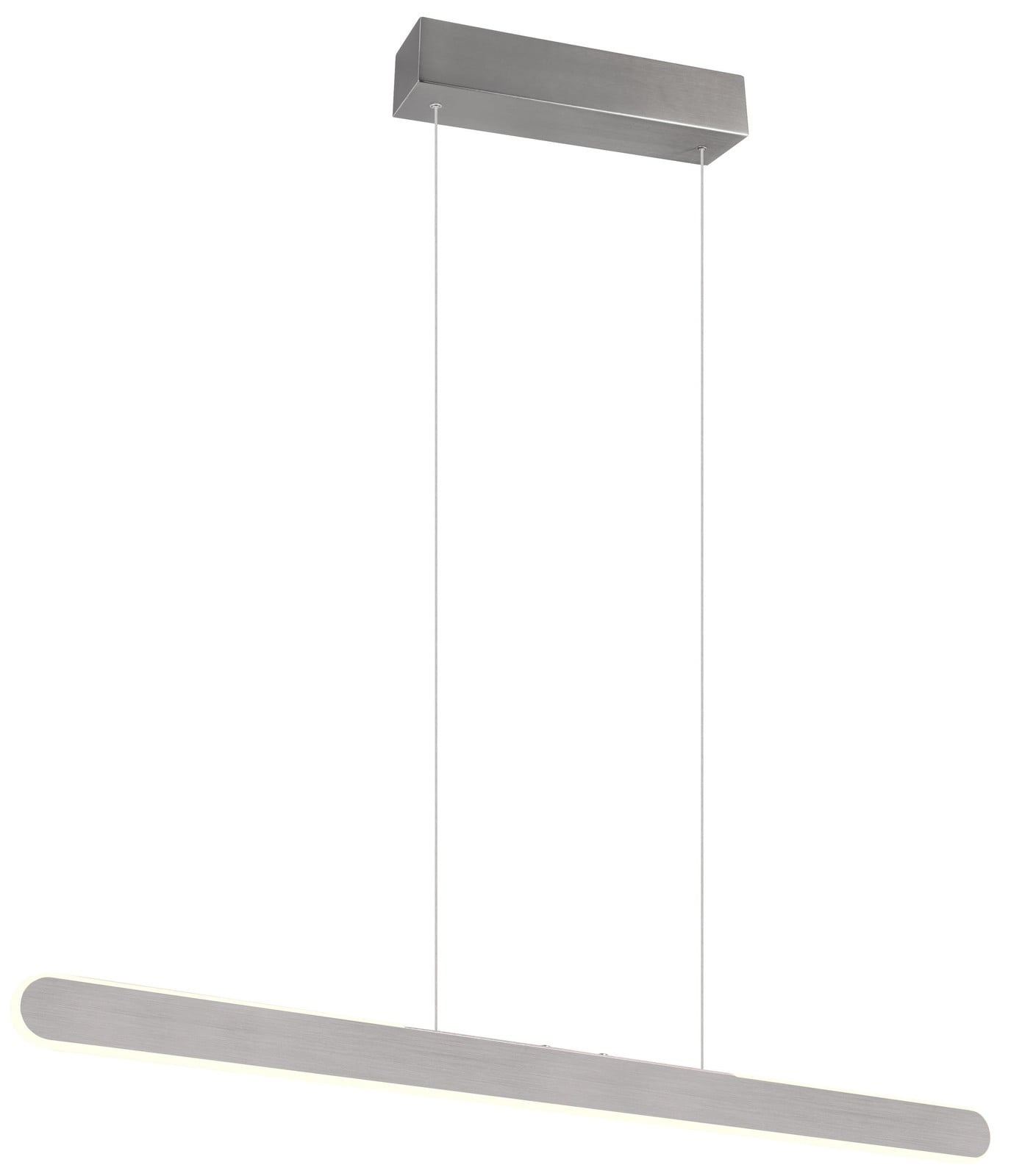 Trio Leuchten Helios LED-hanglamp zilver van metaal