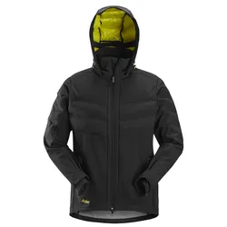 Snickers FlexiWork, Windstopper 3-Lagen-Steppjacke 6 schwarz