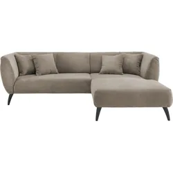 Wohnlandschaft Colori Graubraun Cord