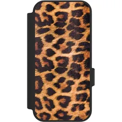 Nivocase Klapphülle für Google Pixel 10 Handyhülle aus Kunst Leder NIVOflip schwarz Animalprint Fell (Google Pixel 10), Smartphone Hülle, Schwarz