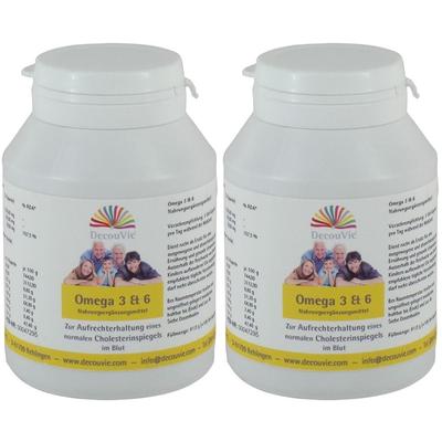 Omega 3 & 6 x2 2x100 St Kapseln