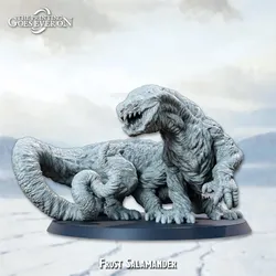 Frost Salamander aus Frostbound Fate von The Printing Goes Ever On