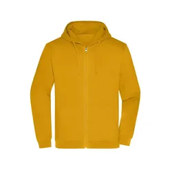 Men's Promo Zip Hoody - S - gold yellow