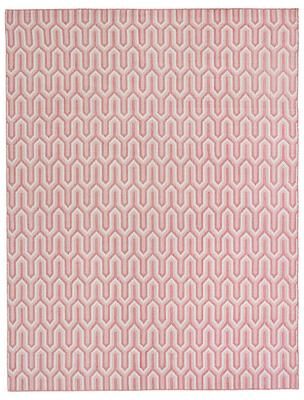 Dana Indoor/Outdoor Rug - Pink, 5' x 8' - Ballard Designs