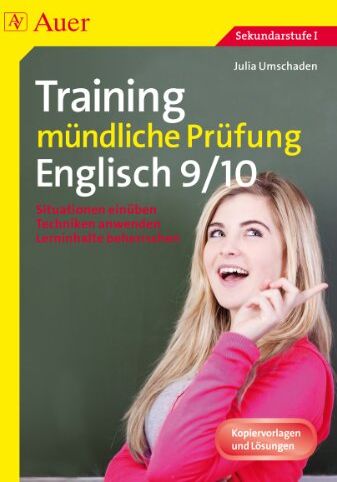 Julia Umschaden - Training mündliche Prüfung Englisch Klasse 9-10: Situationen einüben - Techniken anwenden - Lerninhalte beherrschen - Preis vom 16.10.2026 11:41:07 h