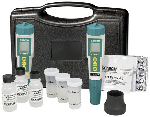Extech EC510 Leitfähigkeits-Messgerät Leitfähigkeit, Temperatur, pH-Wert, Gelöste Teilchen (TDS), Salzgehalt