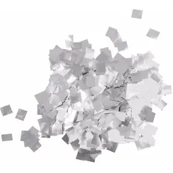 TCM Metallic Konfetti Regentropfen 6x6mm, silber, 1kg