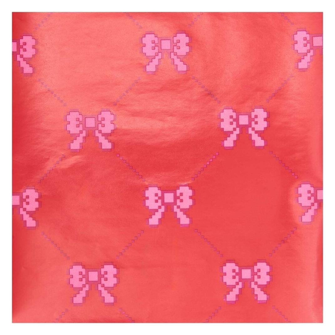 Rico Design Geschenkpap.Pixel Schleifen,Rot.400720 (52281928)