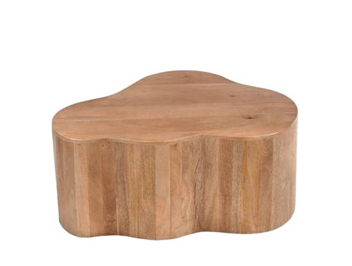 Giga Meubel Moos Couchtisch Mangoholz Natur 70 x 50 x 30 cm
