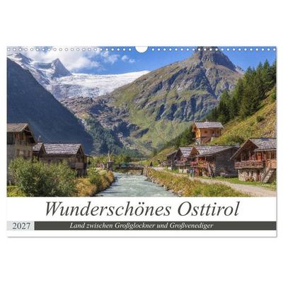 Wunderschönes Osttirol (Wandkalender 2027 DIN A3 quer), CALVENDO Monatskalender