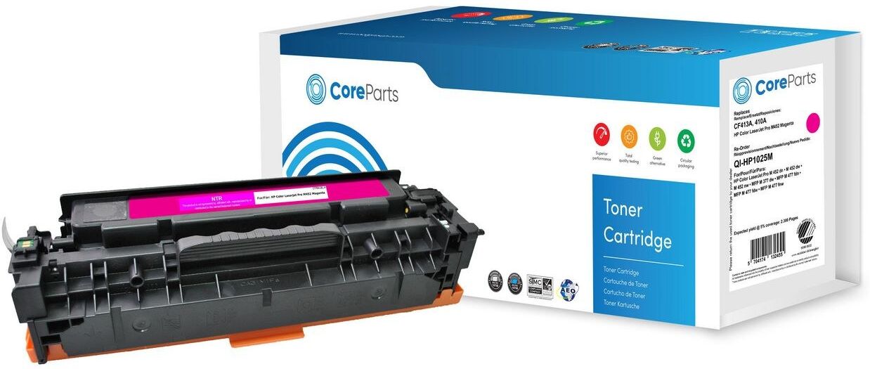 CoreParts Compatible Toner Cartridge for HP 410A (CF413A) - Magenta