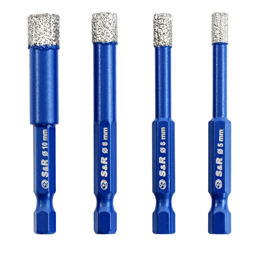 S&R Diamantbohrer-Set 4-tlg. 252.500.004