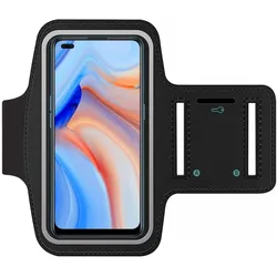 SmartFitness Oppo Reno4 5G Handy Sport Armband, Smartphone Sportarmband, Schwarz
