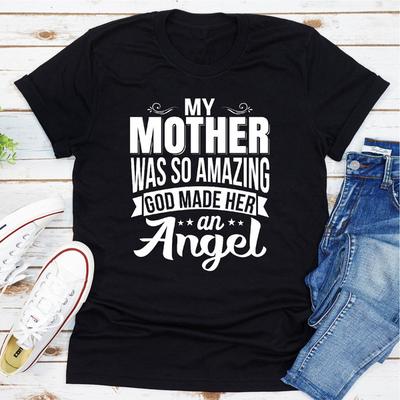 ForAllApparel My Mother Was So Amazing God Made Her An Angel Black XL