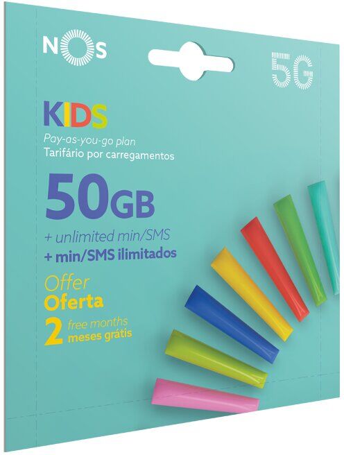 NOS PACK CARTÃO KIDS 50GB