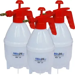 Handsprüher Sprühflasche Druck Pump Garten Pflanzen Sprüher Flasche 1,5L 3x H7