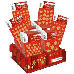 Herma, Sticker, Display Sticker DECOR Sterne Gold (60 Sticker)