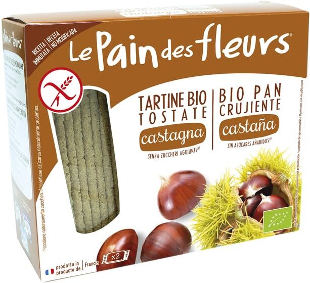 Le Pain Des Fleurs Bio Pão Crocante Com Castanhas 150g