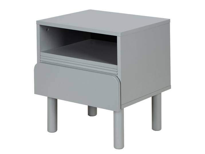 Table de nuit Cammon 48 x 55 x 40cm Bleu/Gris/Gris pigeon