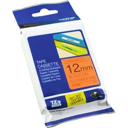 Brother P-Touch Band TZe-B31  schwarz auf signal orange  12mm / 5m  laminiert
