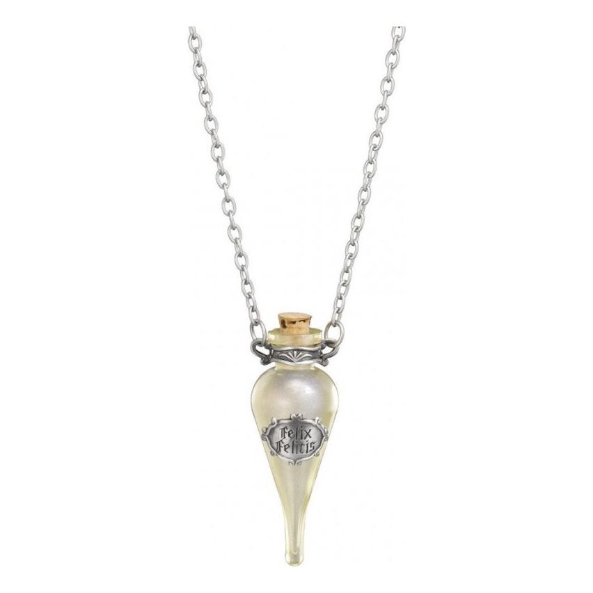 Noble Collection Harry Potter Anhänger mit Kette und Schmuckvitrine Felix Fel (NN8599)