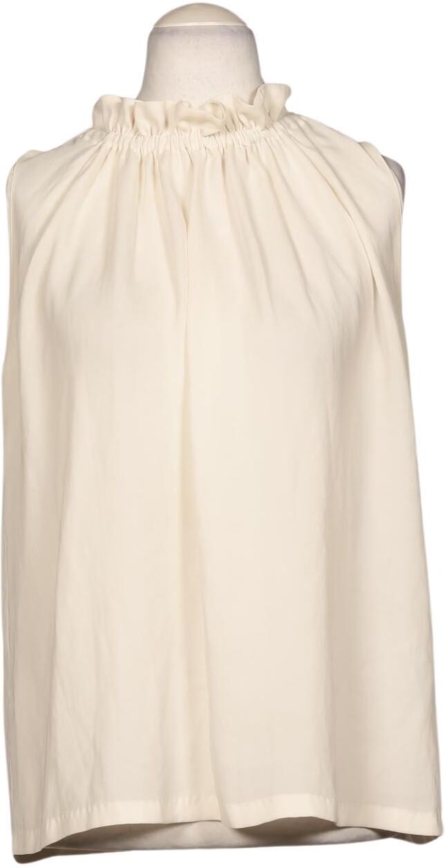 Cain Damen Bluse, Cremeweiß, Gr. EU 38 (Marc Cain N3), Synthetik - Second Hand