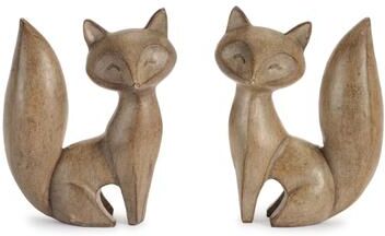Melrose International Modern Fox Figurine (Set of 2)