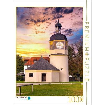 CALVENDO Puzzle Uhrturm | 1000 Teile Lege-Größe 64x48cm Foto-Puzzle für glückliche Stunden