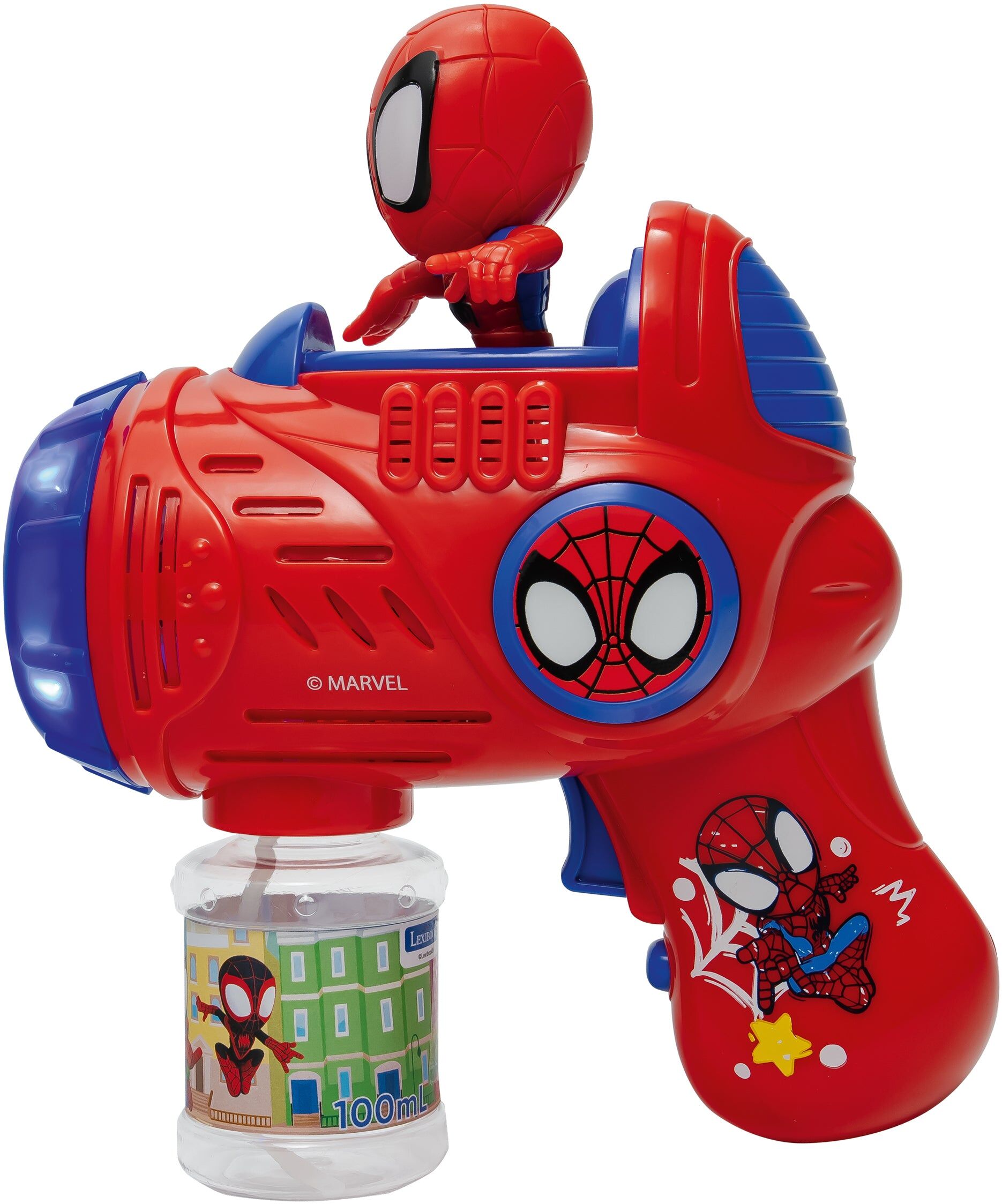 Spidey Bubble Gun with Lights and Sounds by Lexibook for Kids
