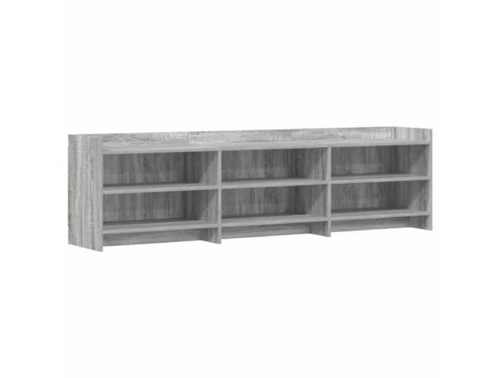 Makastle TV-Schrank 168x33x47 cm Grau Sonoma Holzwerkstoff