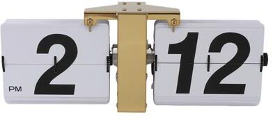 Uplift Picks Vintage 12 Hour Automatic Flip Clock Wall And Desk Clock 02