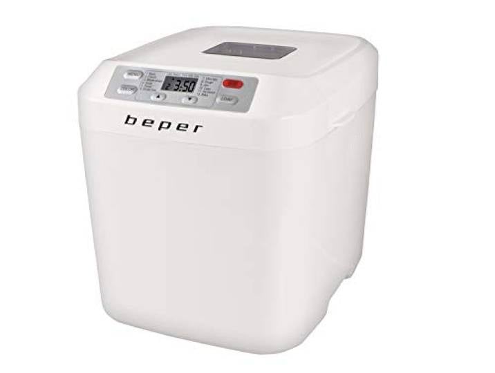 Beper Glutenfreie Brotbackmaschine, 550 W, 1 Kilogramm, antihaftbeschichtet, Weiß