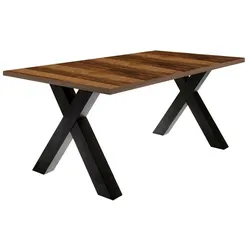Mäusbacher Esstisch mit Auszug Big System 140/190 x 90 cm Holzoptik Plankeneiche 140