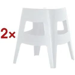 meet 2er-Set Hocker »Bellini« 46 cm weiß