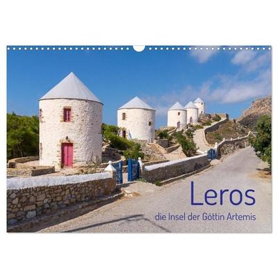 Leros - die Insel der Göttin Artemis (Wandkalender 2027 DIN A3 quer), CALVENDO Monatskalender