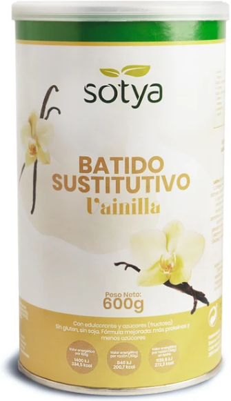 Sotya Batido Sustitutivo 600 gr Vainilla