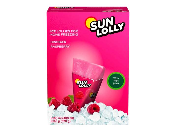 Sun Lolly Ijslolly's Framboos 8 x 60 ml