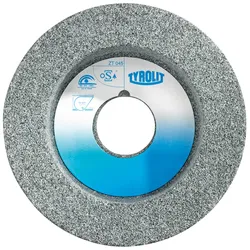 TYROLIT Keramisch konventionell für den Trockenschliff DxTxH 127x63x32 Für Hartmetall, Form: 6BB, Art. 24299