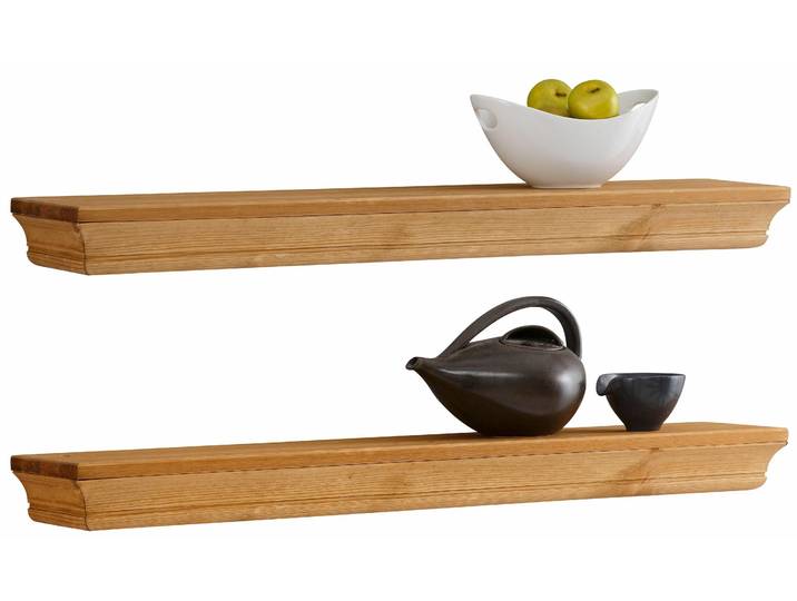 Wandregal GOODPRODUCT Vinales, Regal, Wandboard , beige (natur), Regale, Wandregal, im 2er Set, aus massiver Kiefer, FSC