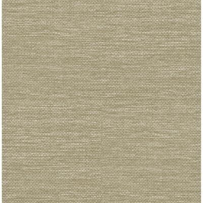 A-Street Prints Malin Wheat Faux Grasscloth Wallpaper