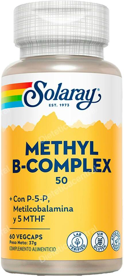 Solaray methyl b-complex 50 (coenzima) 60cap.