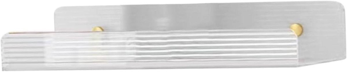 Transparante Acryl Wandplank - Drijvende Wandplank voor Decoratie en Opslag - 30 x 10 cm