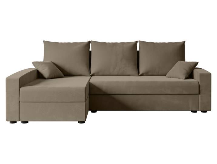 Ecksofa ALESIA-L Braun - Paros 03