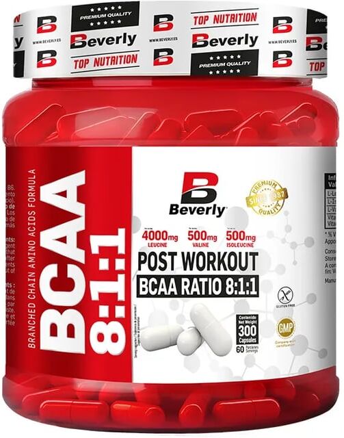 Beverly Nutrition BCAA 8:1:1 PÓS-TREINO 300 Cáps