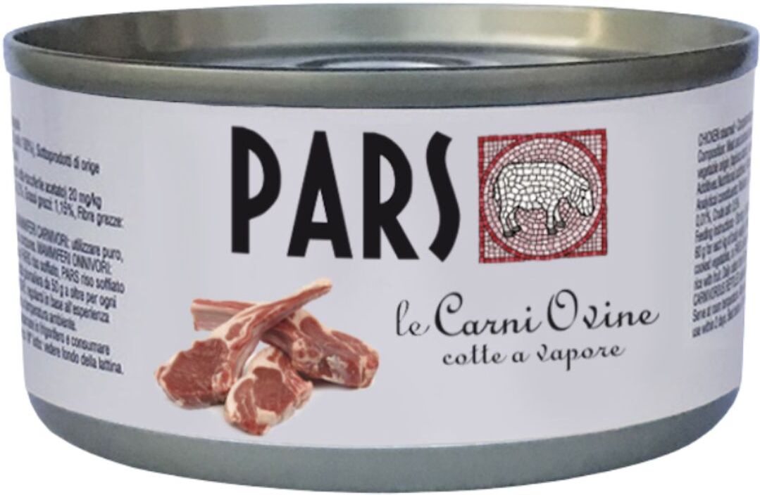 Pars Carni Ovine Pezzetti 85 g per Cani e Gatti