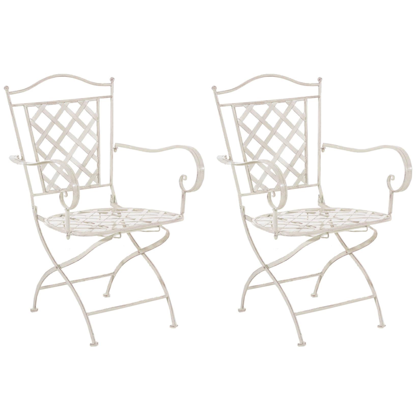 CLP 2er Set Stühle Adara - Farbe: antik-creme