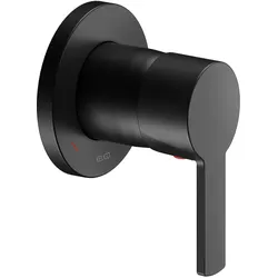 KEUCO PLAN blue Einhebelmischer Unterputz, Rosette rund, 53951370001, Farbe: Schwarz Matt