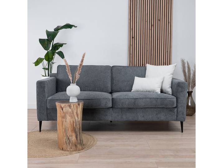 Bronx71 Sofa 3-Sitzer Orlando Stoff anthrazit