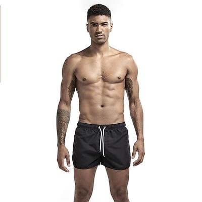 Herren Boardshorts Badeshorts Badehose Schwimmshorts Bademode Elastische Taille Schnelltrocknend Baden Hellblau Schwarz